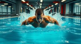 intense swimming pool workout