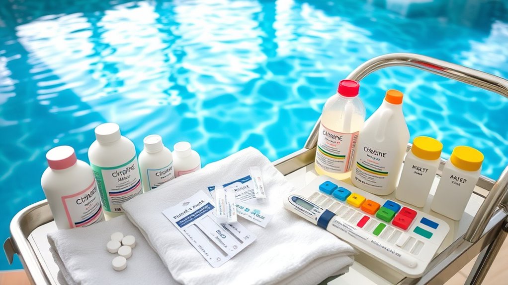 maintain chemical balance regularly