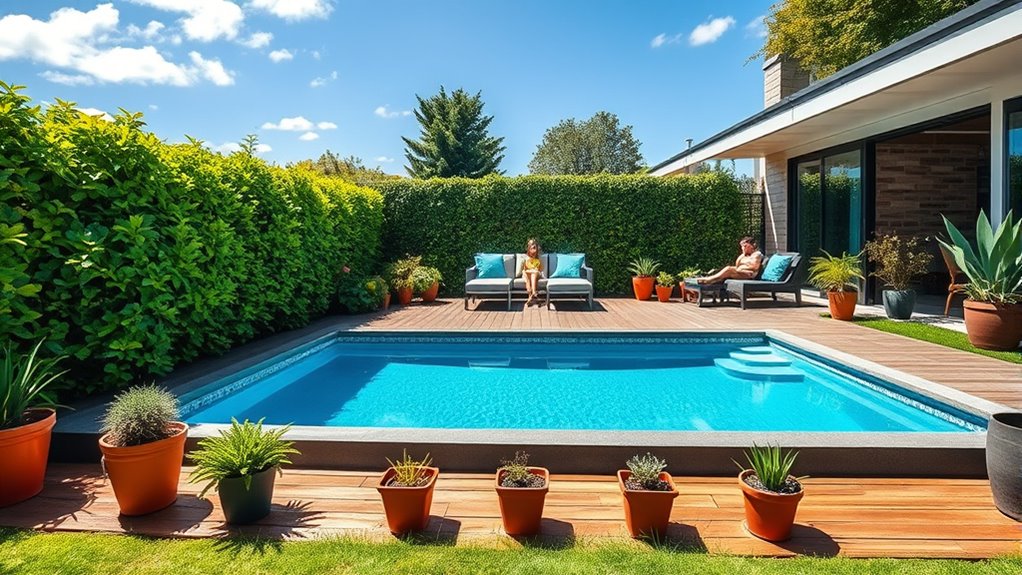 maximize small backyard space