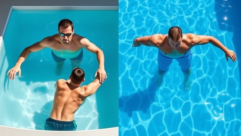 muscle building swimming techniques