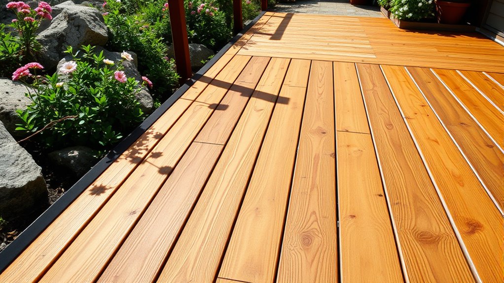 natural durable wood decking
