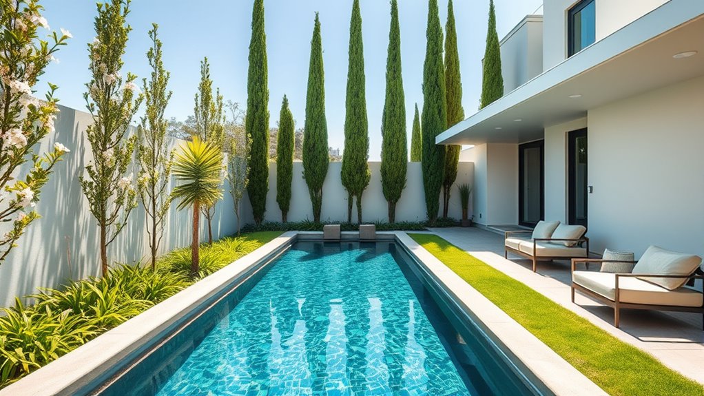 organized spacious minimalist landscape