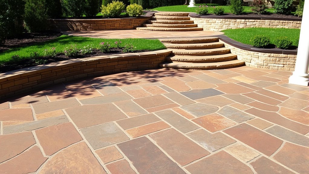 outdoor stone construction designs