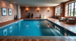 pool conversion in garage