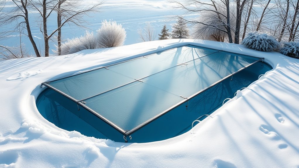 pool cover off season protection