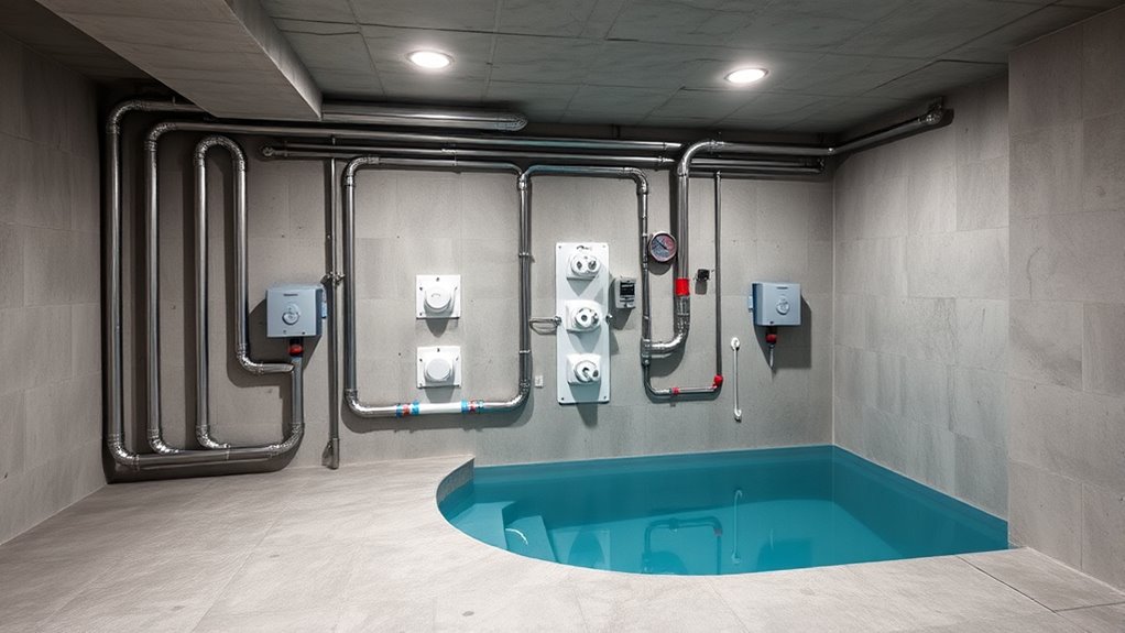 pool electrical and plumbing