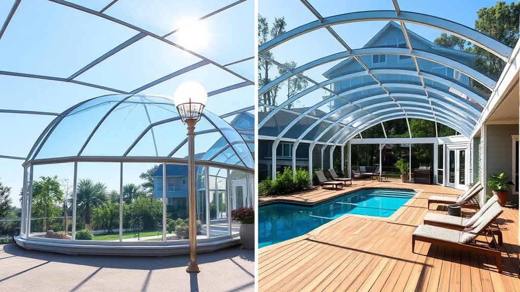 pool enclosure design choices