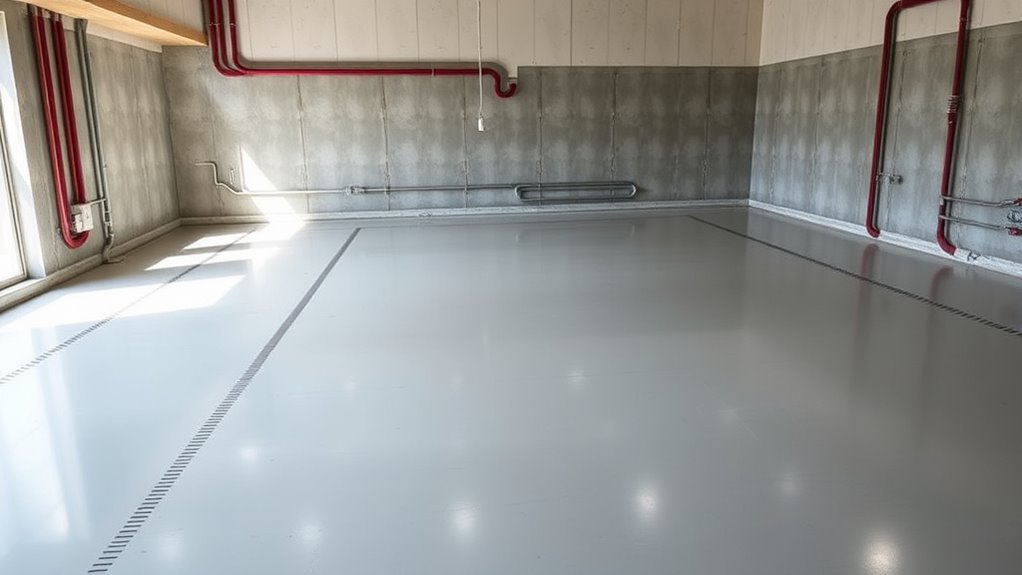 pool foundation and flooring