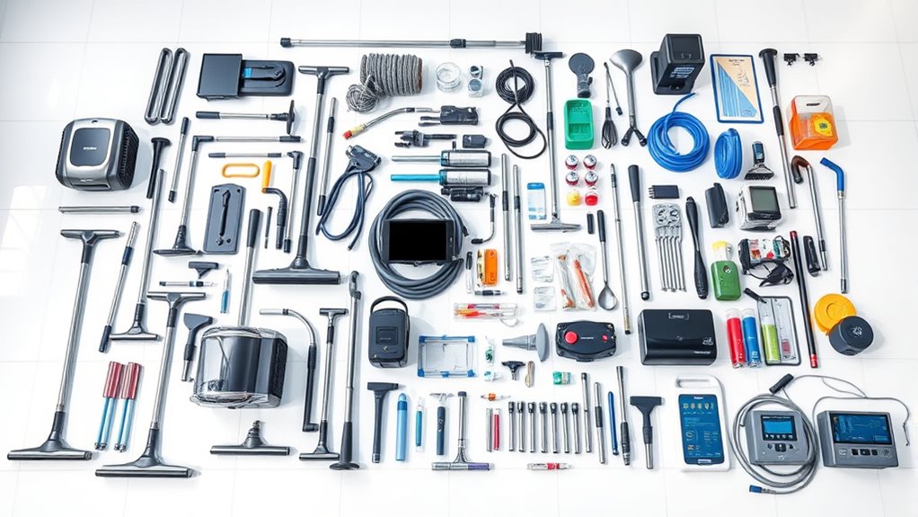 pool maintenance tools and equipment