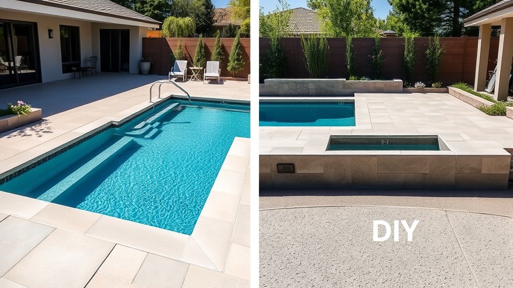 pool placement and accessibility