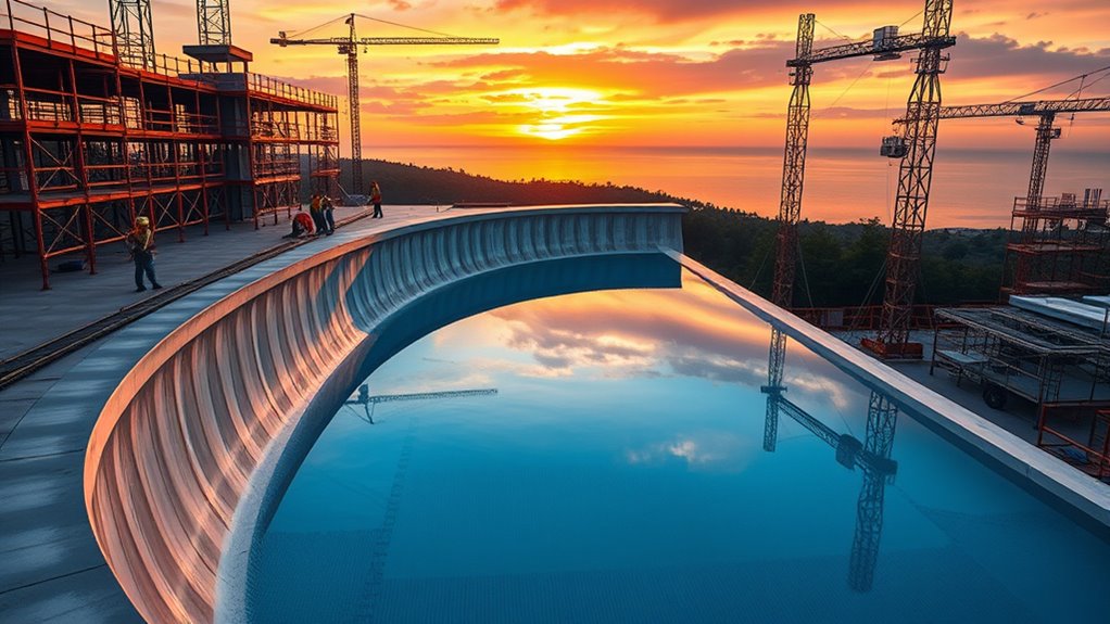 pool shell waterproofing process