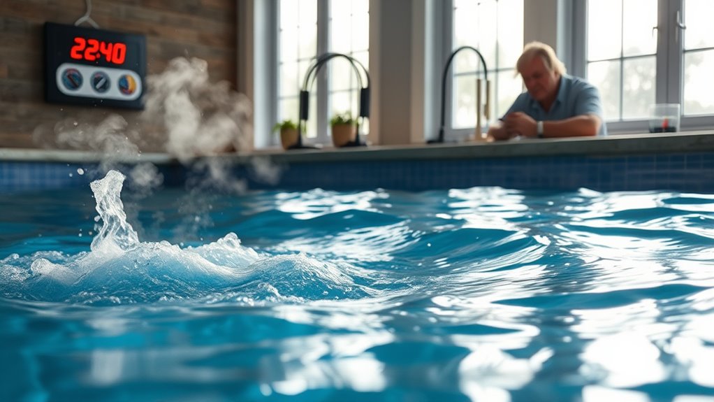 pool temperature control issues