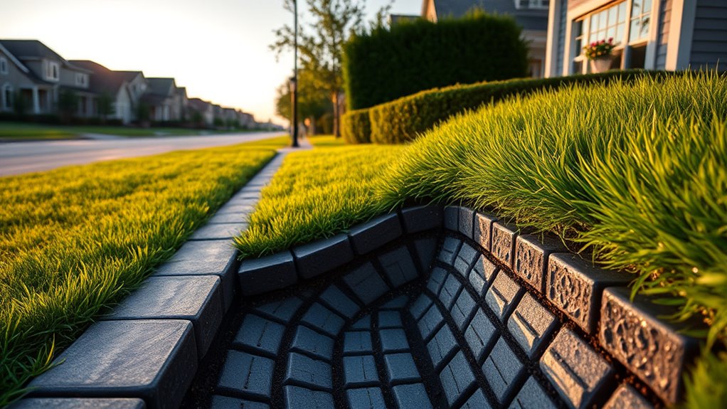 prevent drainage install barriers