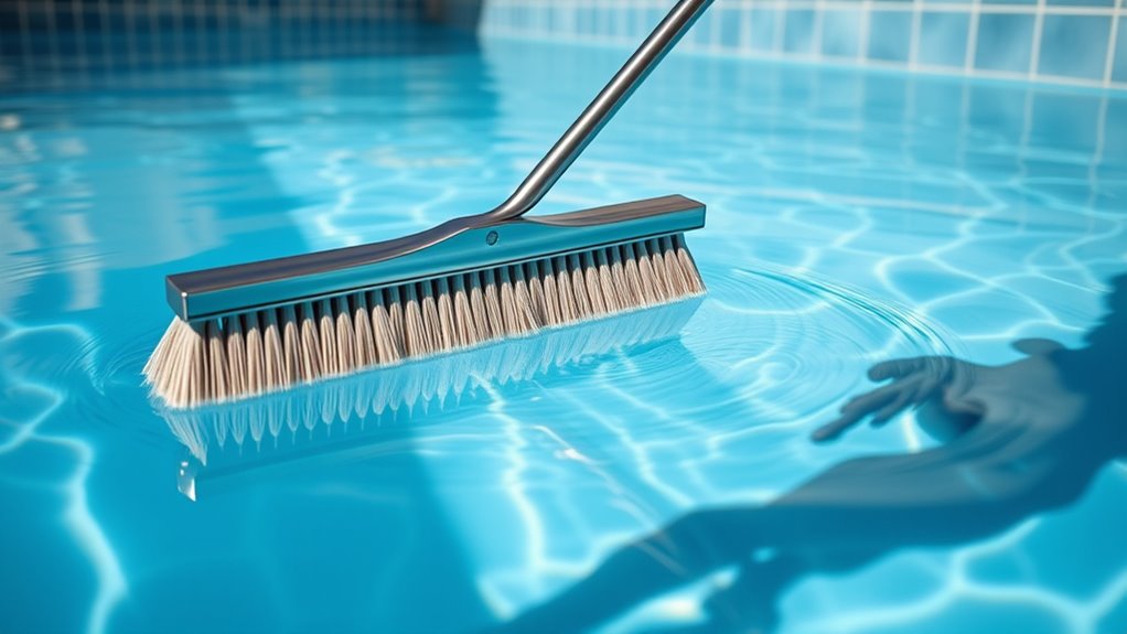 regular comprehensive pool brushing