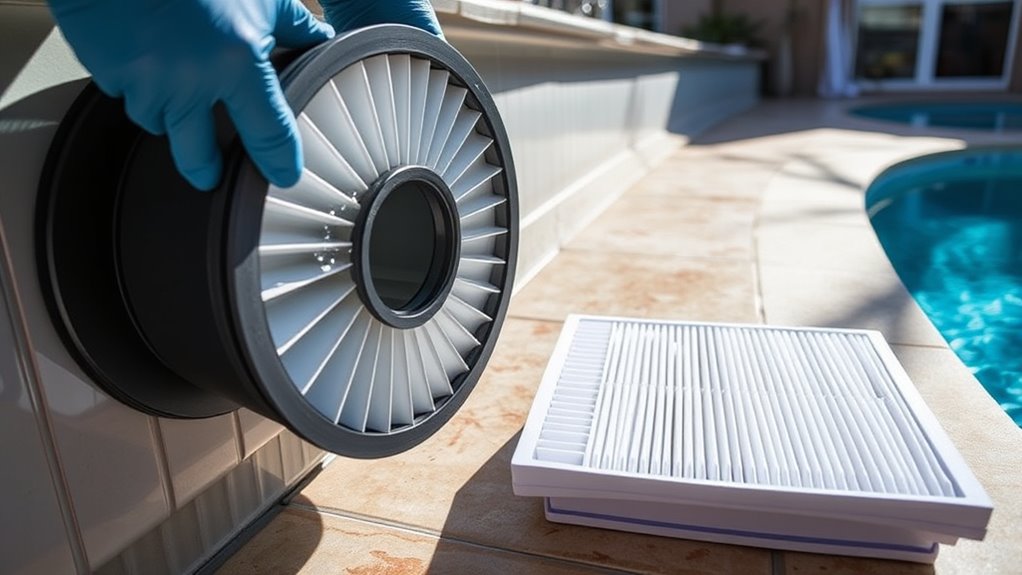 regular filter inspection and cleaning