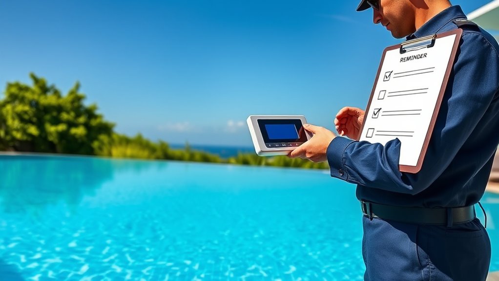 regular water level monitoring