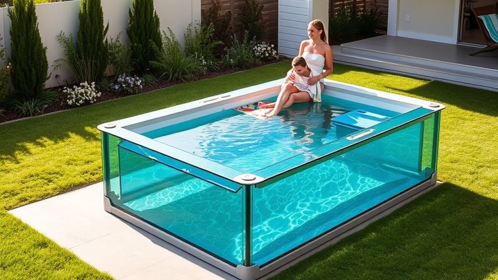 rentable portable pool solutions