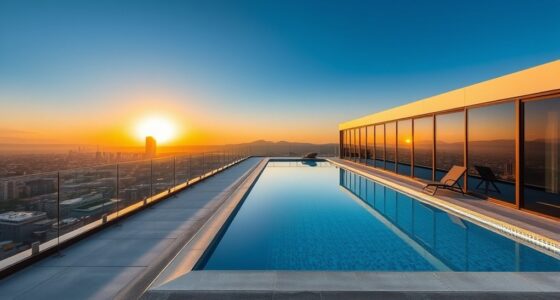 rooftop pool with view