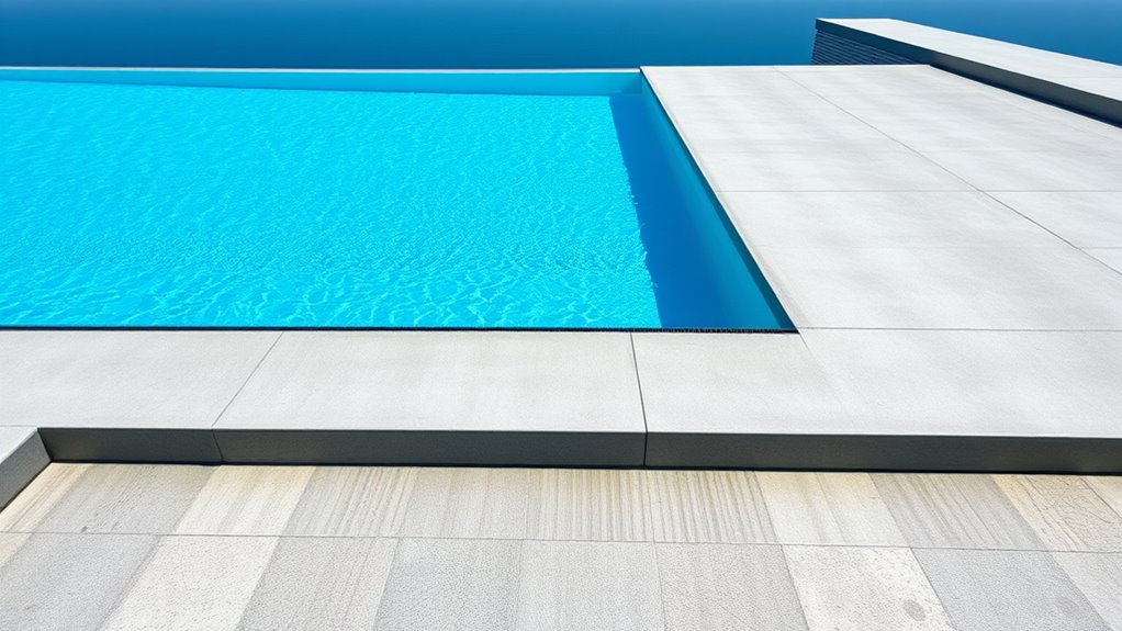 routine rooftop pool maintenance