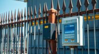 safety barriers and alarms