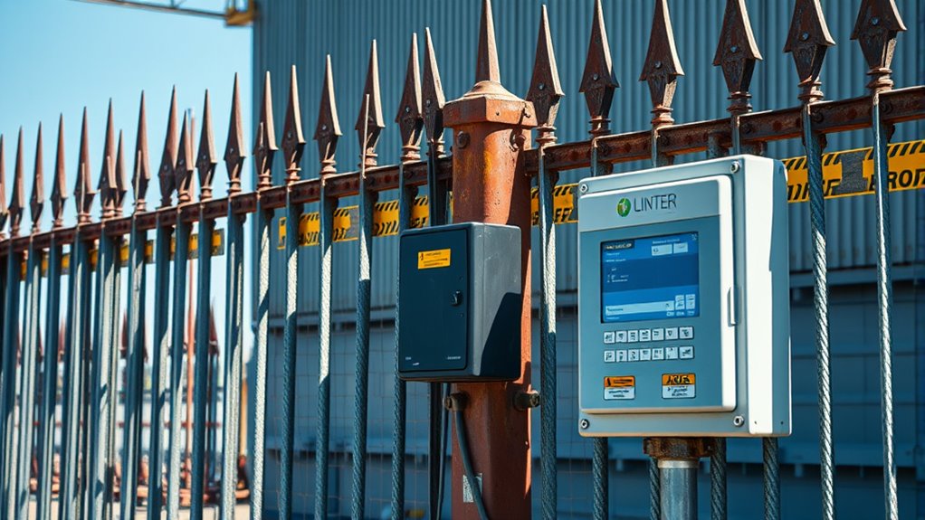 safety barriers and alarms