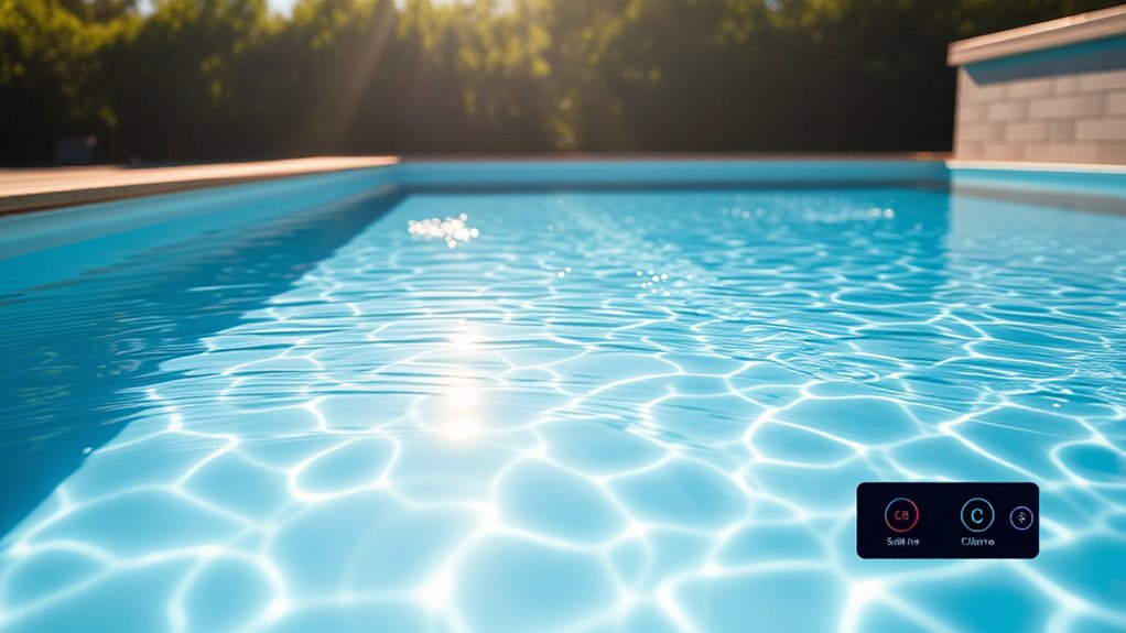 saltwater produces chlorine automatically