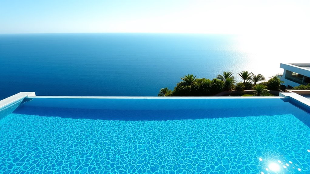 seamless horizon water flow