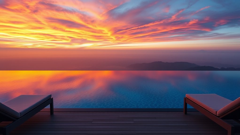 seamless infinity pool edge
