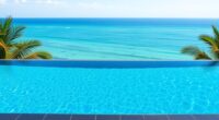 seamless pool edge design