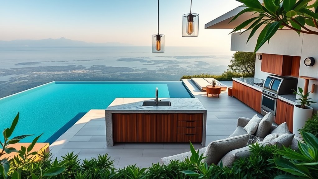 seamless pool outdoor integration