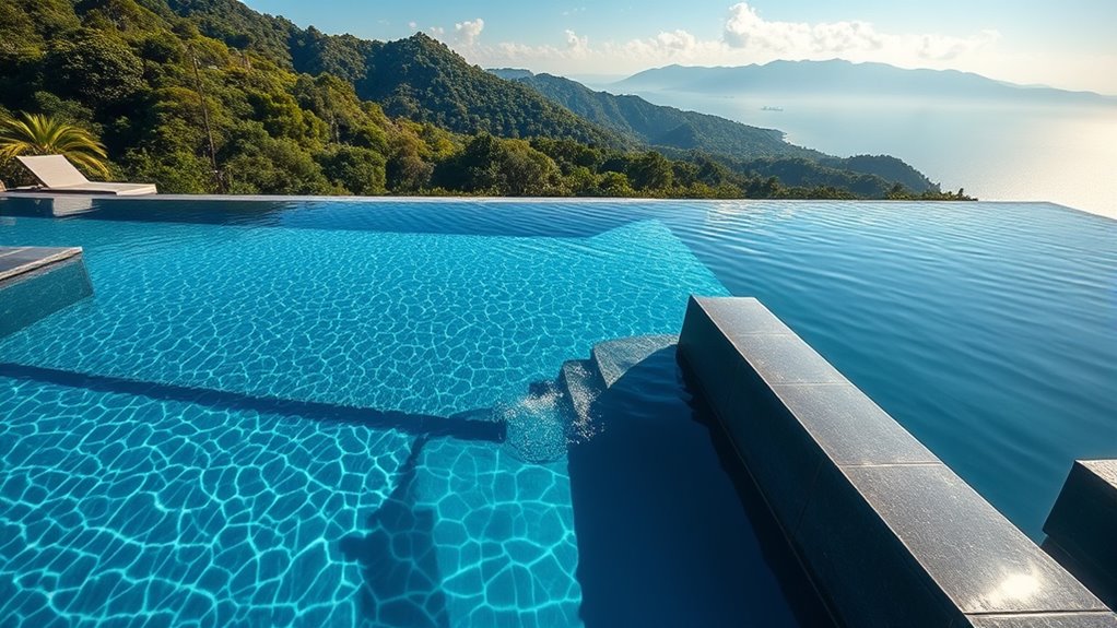 seamless water edge illusion