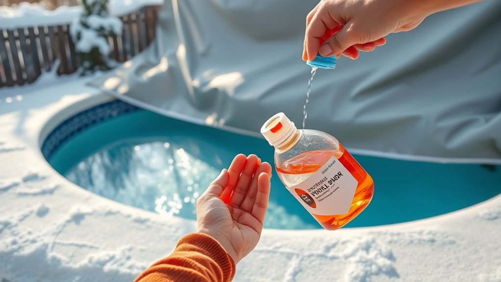 select and apply winter chemicals