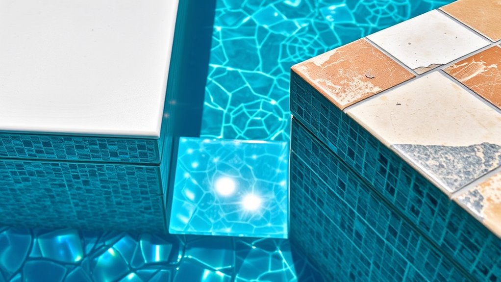 selecting pool tile materials