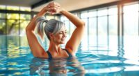 senior pool exercise