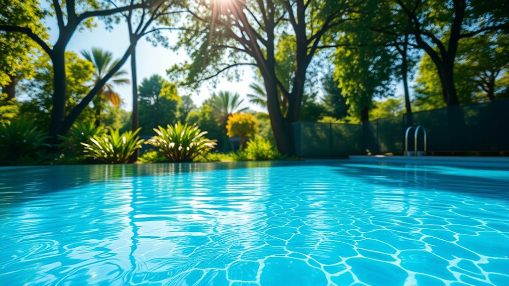 serene water calming lighting