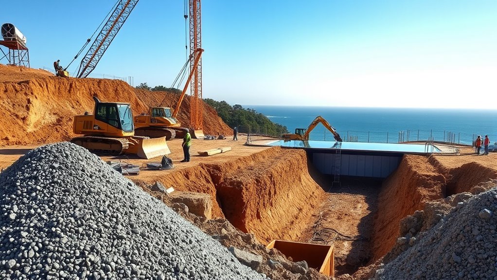 site clearing and excavation