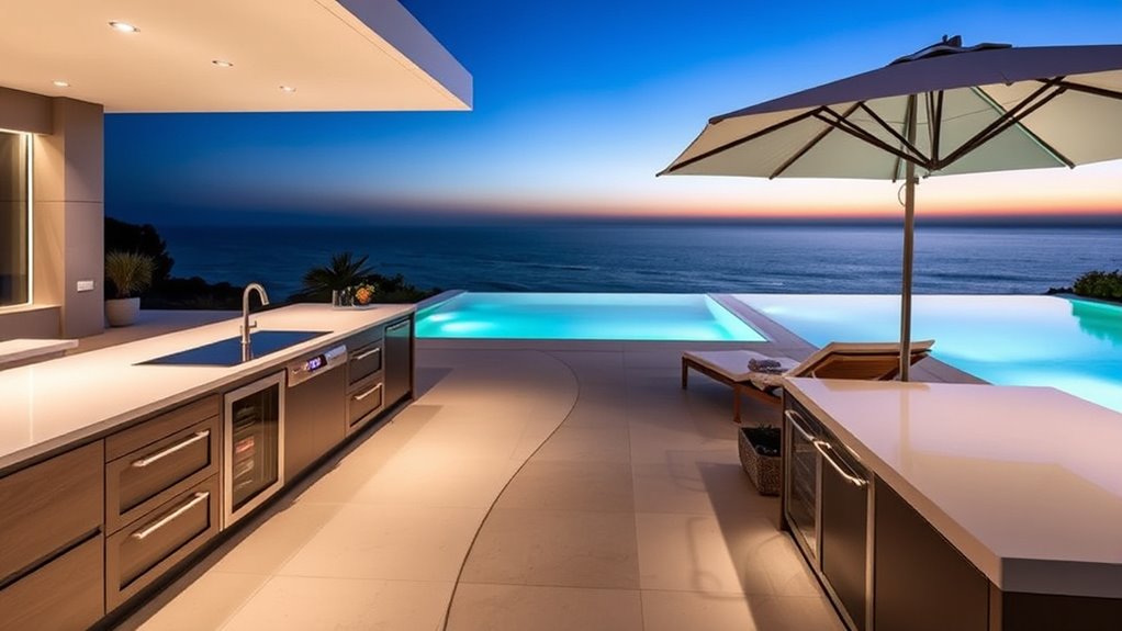 smart outdoor kitchen technology