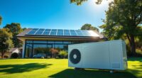 solar and heat pump heating