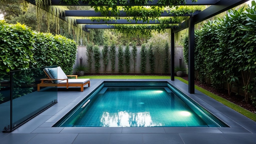 space efficient personal pool designs