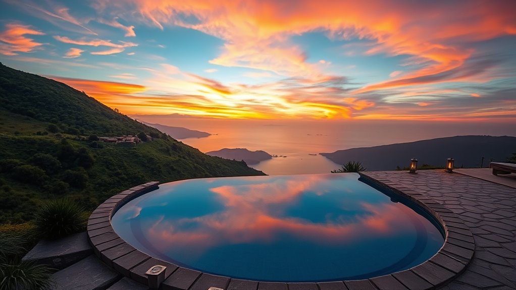 sustainable luxury infinity pools