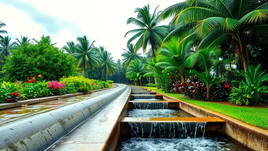 tropical drainage system optimization