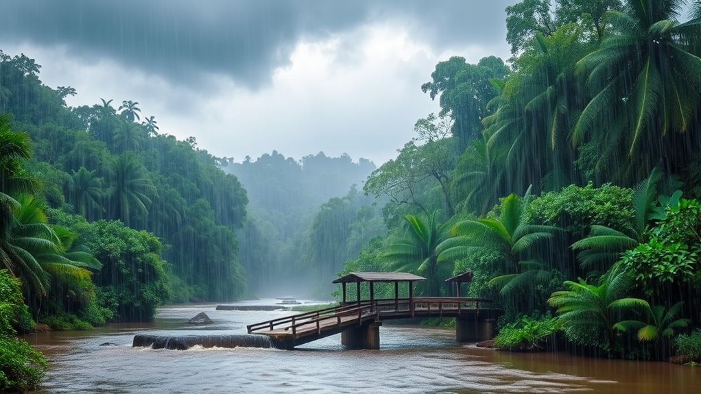 tropical rain patterns influence ecosystems