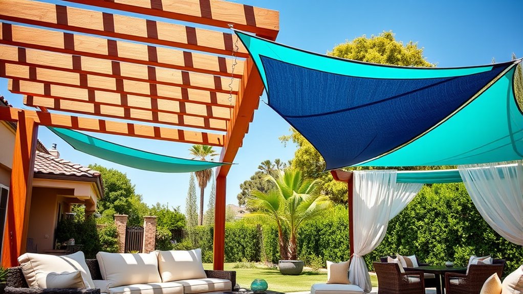 types of outdoor shade options