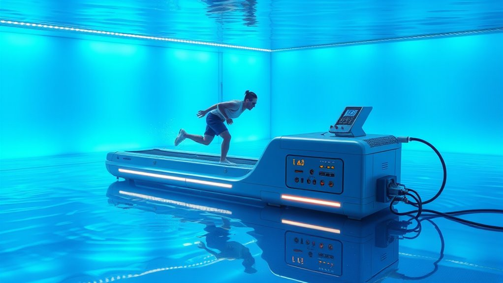 underwater treadmill technology
