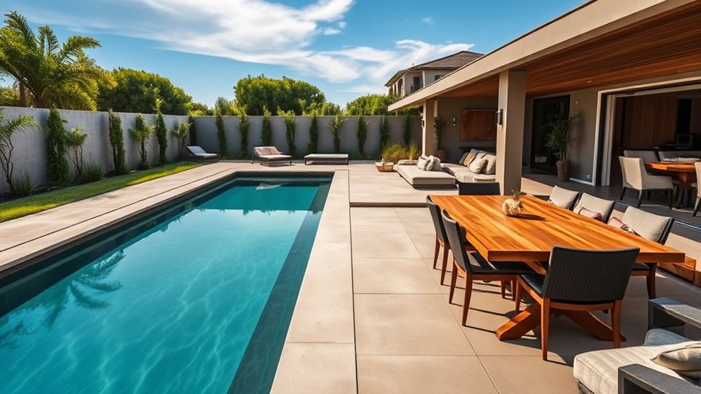 unified pool lounge flow