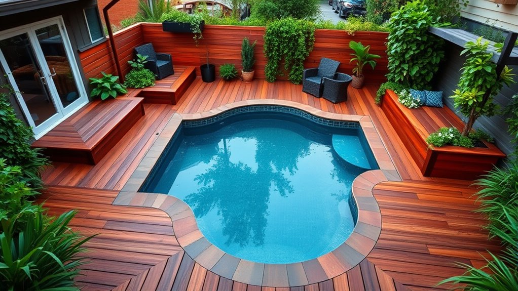 versatile durable backyard decking