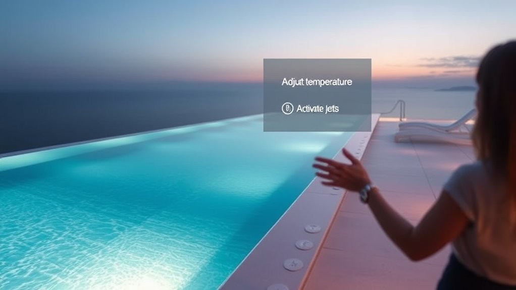 voice control for pool management