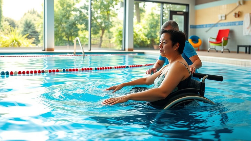 water reduces pain and supports recovery