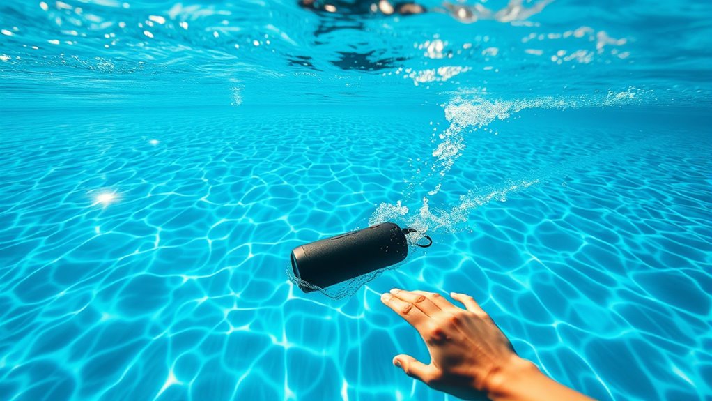 waterproof swim session speaker