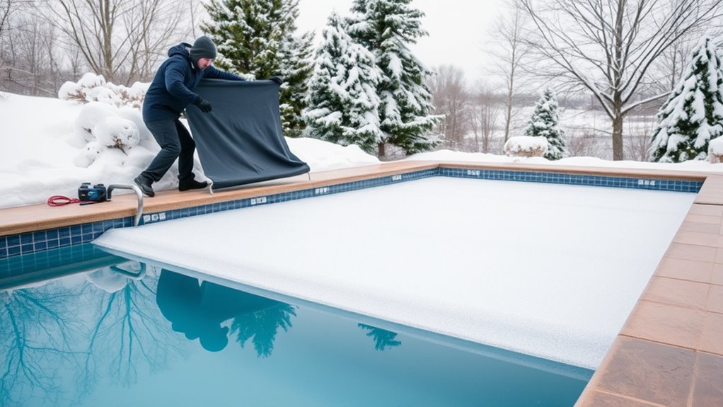 winterize cover store equipment